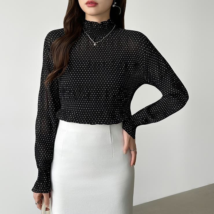 【2026新色登場】 シアーブラウス シャーリングブラウス | COCOMOMO | 詳細画像62 