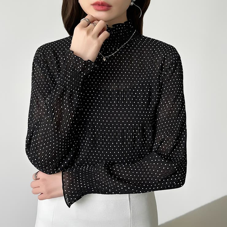 【2026新色登場】 シアーブラウス シャーリングブラウス | COCOMOMO | 詳細画像65 