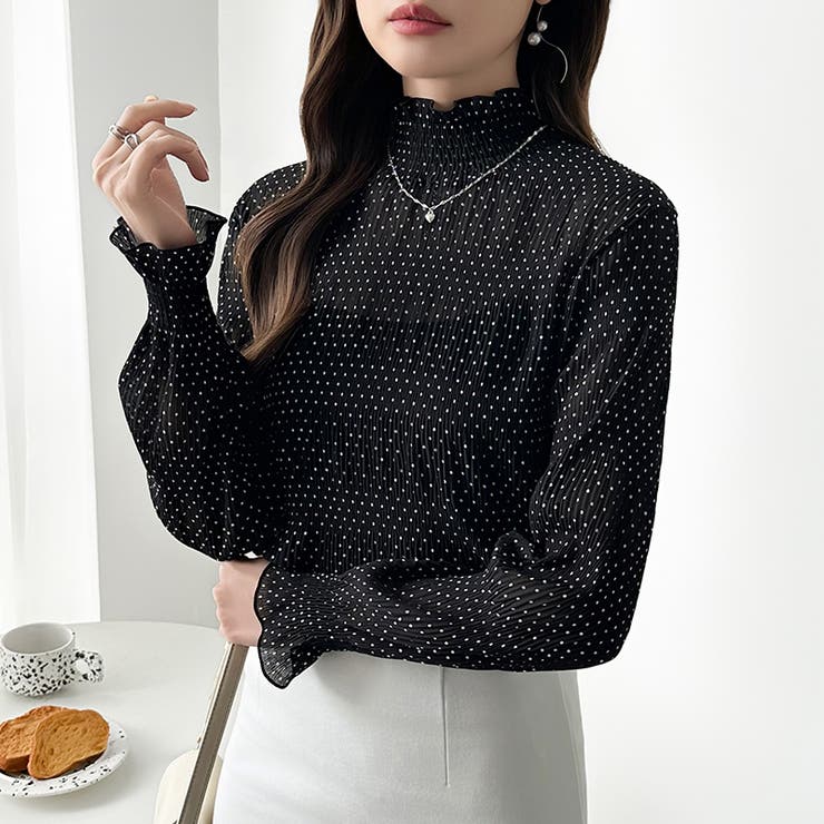 【2026新色登場】 シアーブラウス シャーリングブラウス | COCOMOMO | 詳細画像69 