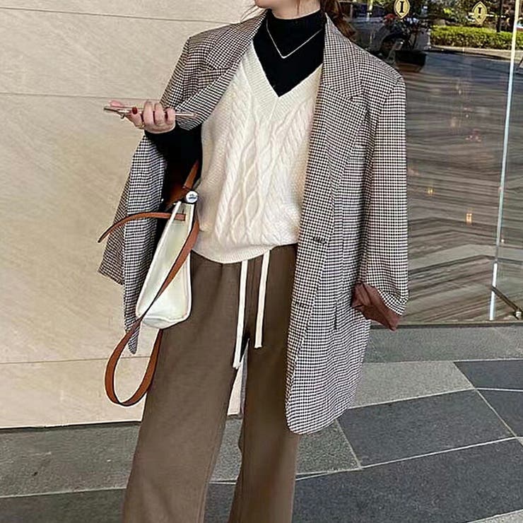 ベスト ケーブルニットベスト ニットベスト | COCOMOMO | 詳細画像3 