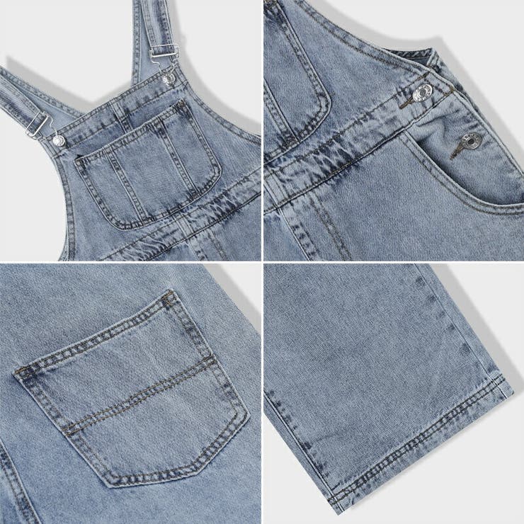 オーバーオール デニムサロペット オールインワン[品番