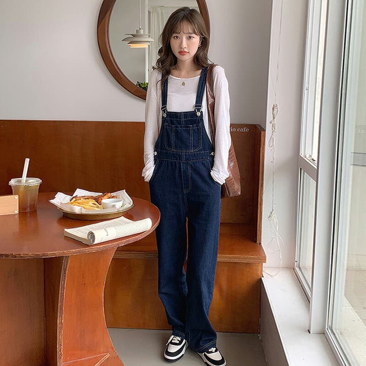 サロペット・オーバーオール・オールインワン coco ドット柄オールインワン（サロペット/オーバーオール）｜coca