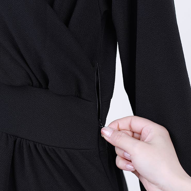 ワンピース カシュクールワンピース タックフレアワンピース | COCOMOMO | 詳細画像11 