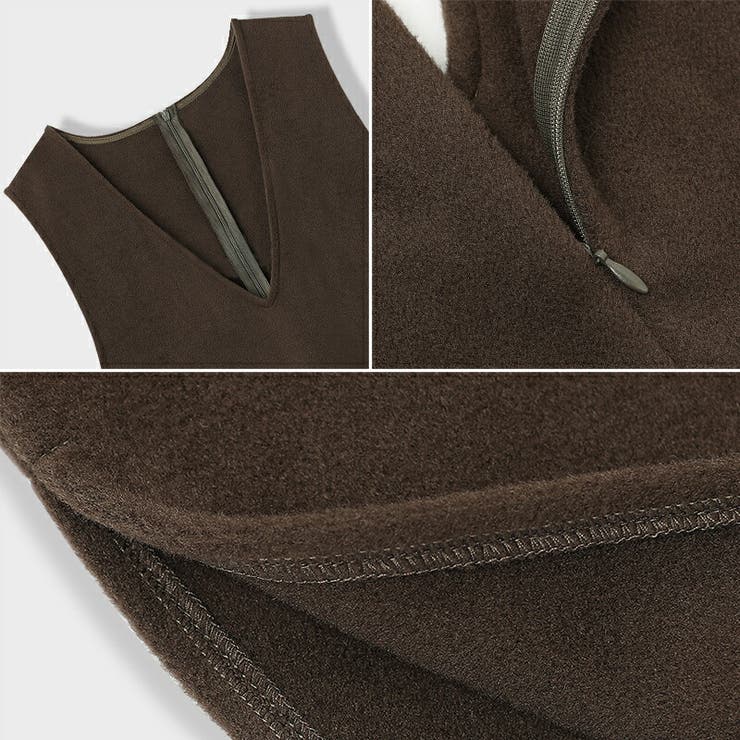 ジャンパースカート Vネックジャンパースカート Vネックワンピース | COCOMOMO | 詳細画像24 