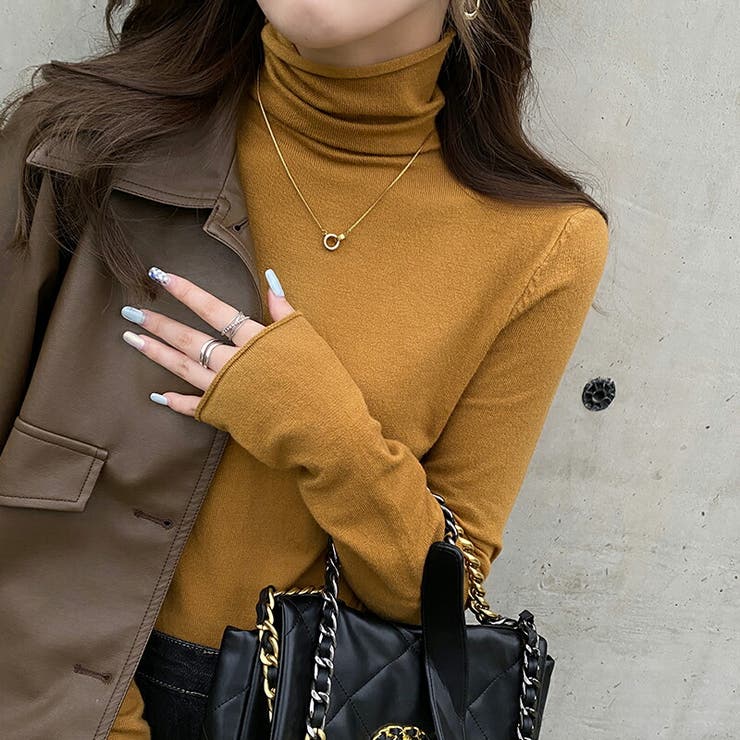 タートルネック ニット 選べる11色展開 | COCOMOMO | 詳細画像10 