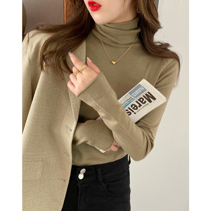 タートルネック ニット 選べる11色展開 | COCOMOMO | 詳細画像15 