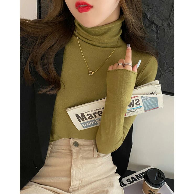 タートルネック ニット 選べる11色展開 | COCOMOMO | 詳細画像17 