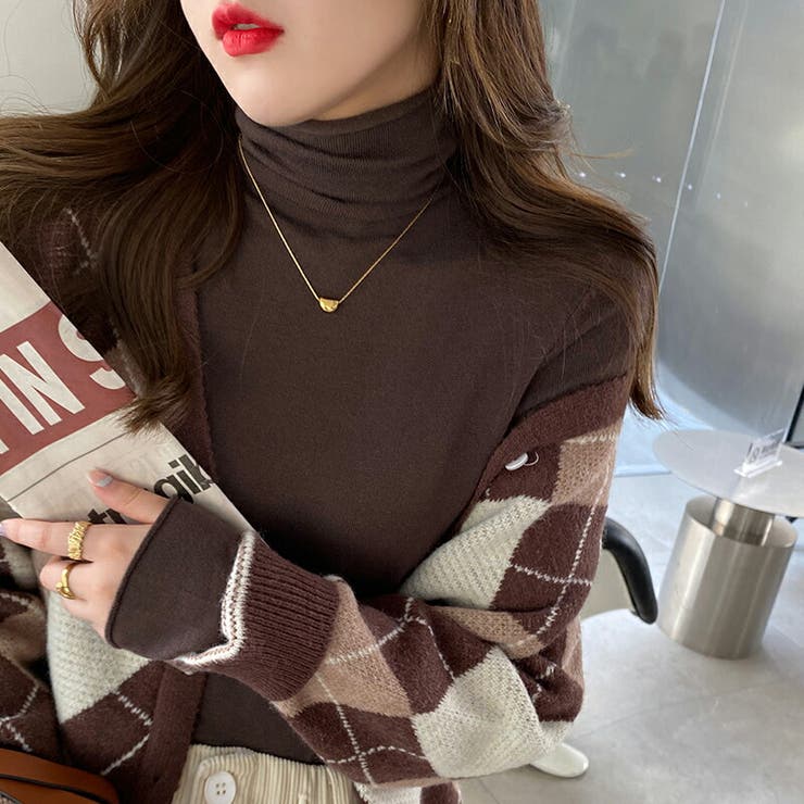 タートルネック ニット 選べる11色展開 | COCOMOMO | 詳細画像20 