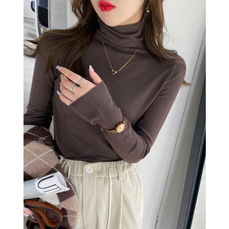 タートルネック ニット 選べる11色展開 | COCOMOMO | 詳細画像21 