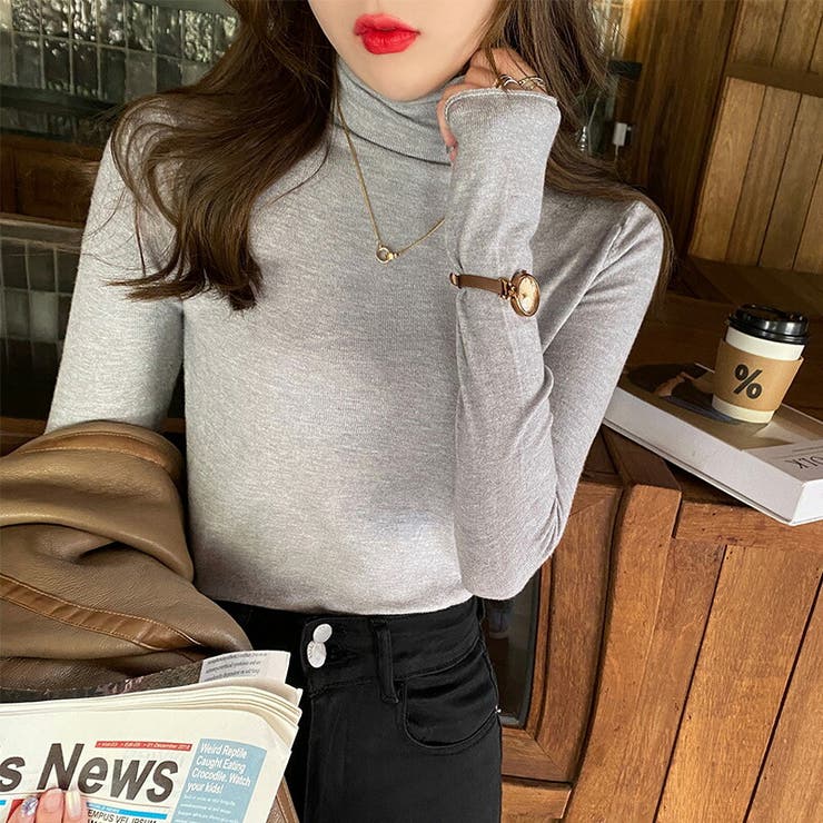 タートルネック ニット 選べる11色展開 | COCOMOMO | 詳細画像8 