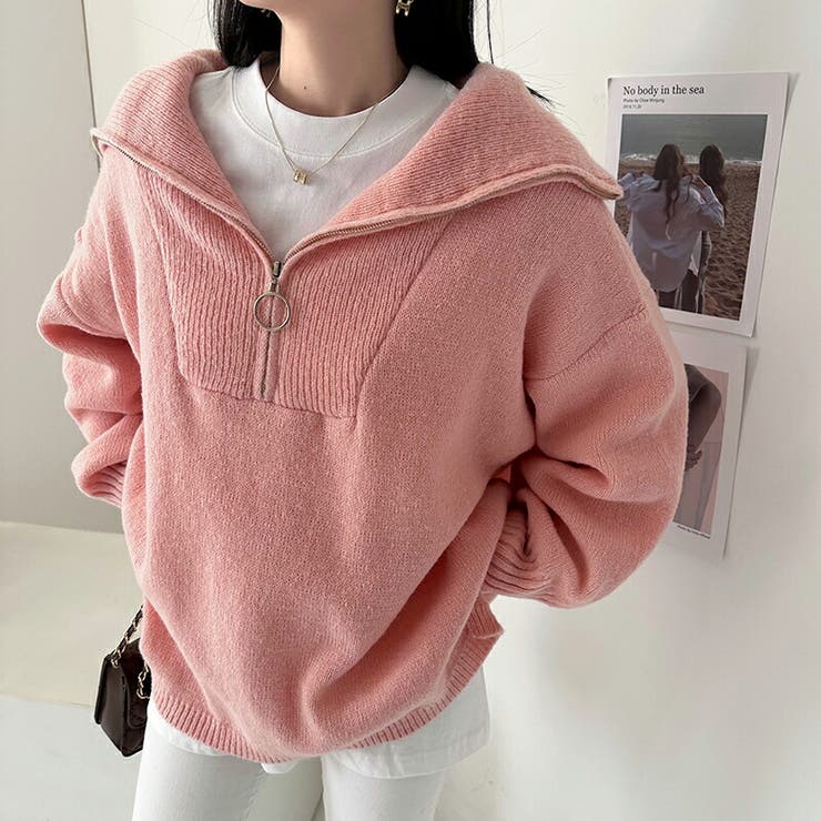 SNIDEL HOME（スナイデルホーム）の「ハーフジップニットプルオーバー（ルームウェア/パジャマ）」 - WEAR