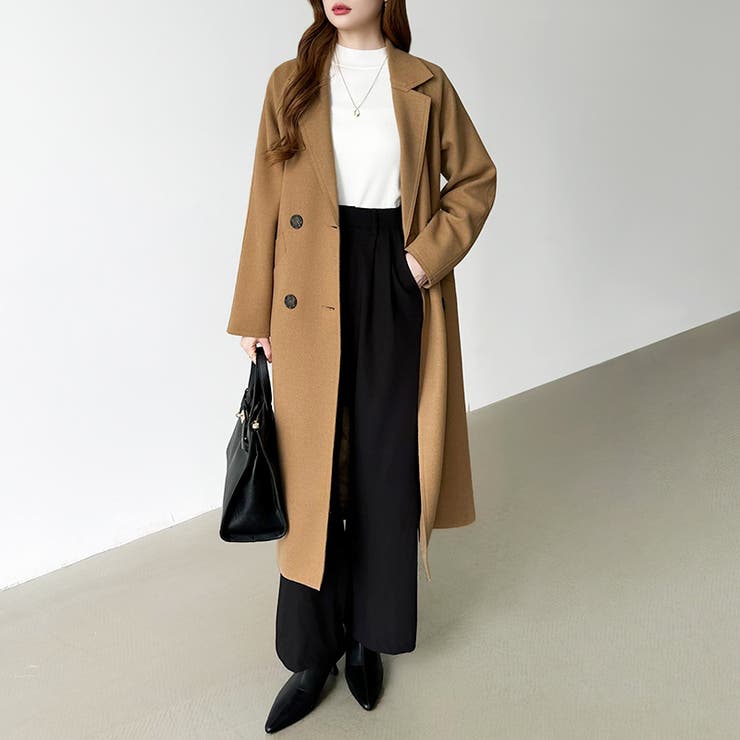 大人きれいめロングコート チェスターコート ロングコート[品番