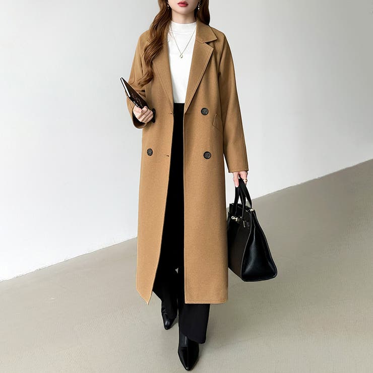 大人きれいめロングコート チェスターコート ロングコート[品番