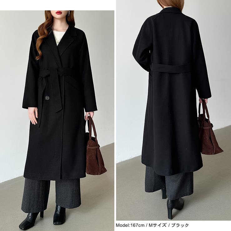 大人きれいめロングコート チェスターコート ロングコート[品番