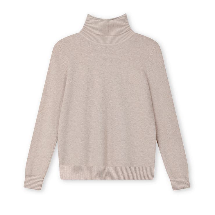 タートルネック ニット きれいめニットトップス | COCOMOMO | 詳細画像32 