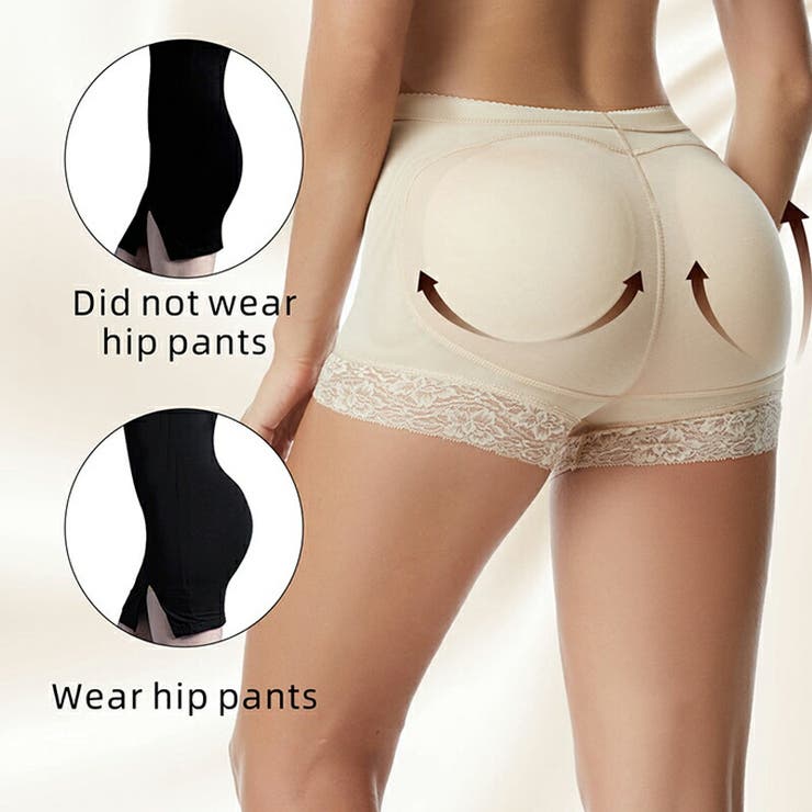 ヒップアップガードル パッド入り美尻ショーツ ガードル | COCOMOMO | 詳細画像8 