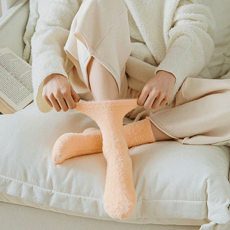 靴下 ふわふわソックス あったかルームソックス | COCOMOMO | 詳細画像14 