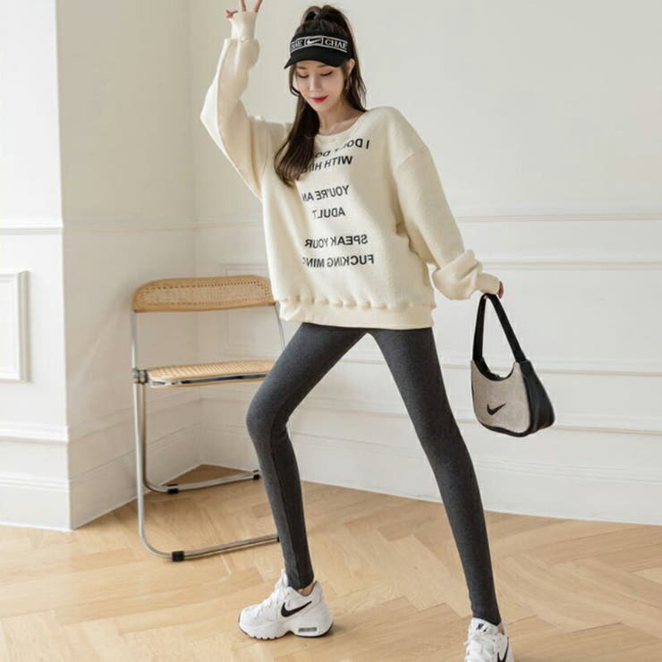 裏起毛 レギンス もこもこ裏起毛レギンスパンツ | COCOMOMO | 詳細画像11 