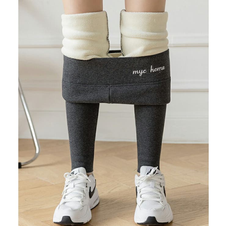 裏起毛 レギンス もこもこ裏起毛レギンスパンツ | COCOMOMO | 詳細画像8 