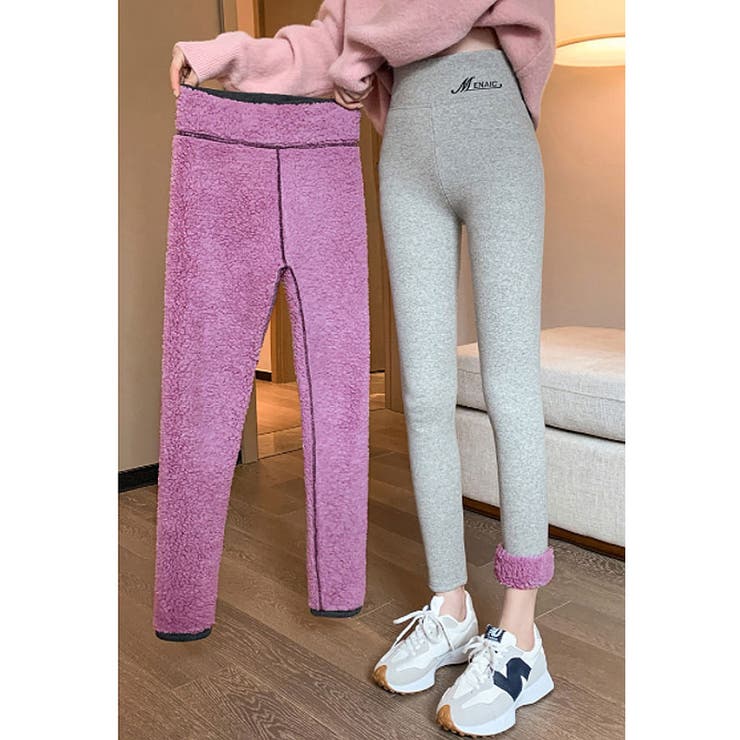 裏起毛 あったか裏起毛レギンスパンツ 裏起毛パンツ | COCOMOMO | 詳細画像4 