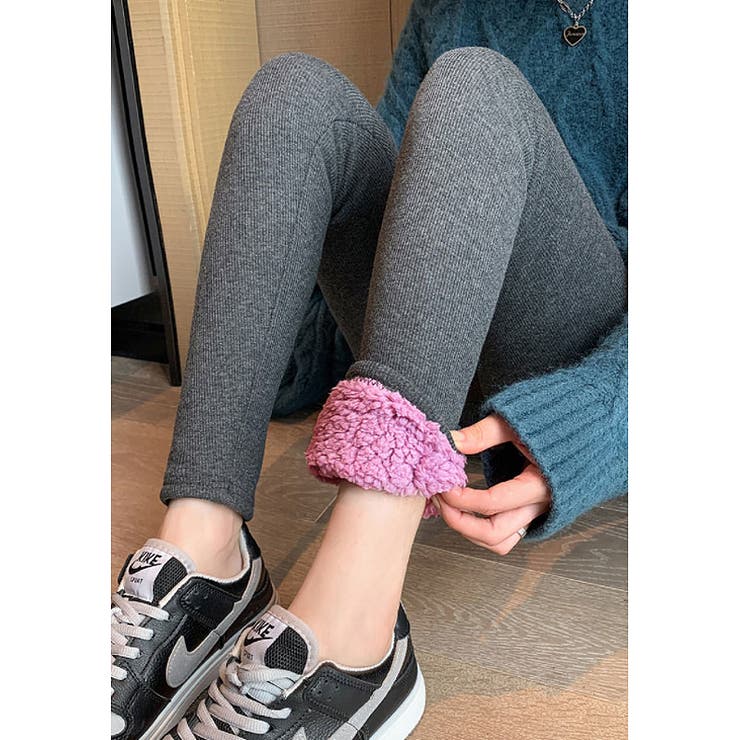 裏起毛 あったか裏起毛レギンスパンツ 裏起毛パンツ | COCOMOMO | 詳細画像6 