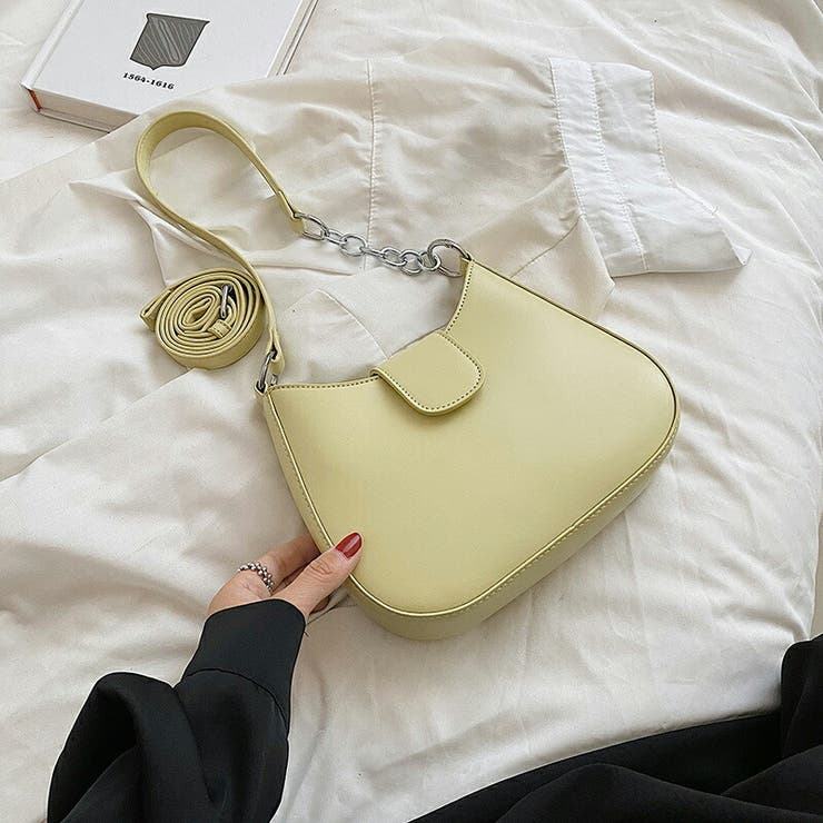 ショルダーバッグ ハーフムーンチェーンショルダーバッグ 2wayバッグ