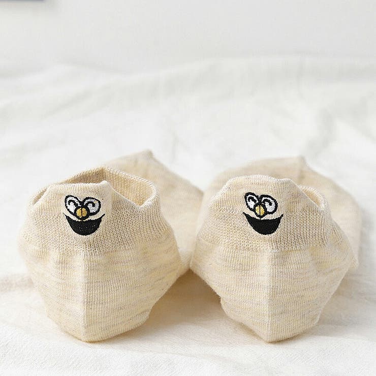 アイボリー | 靴下 キャラクターソックス くるぶしソックス | COCOMOMO