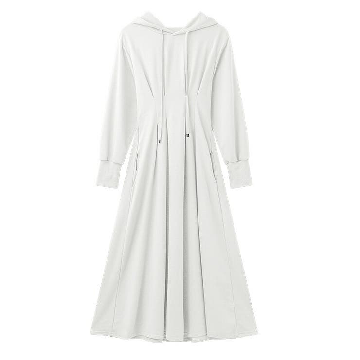 パーカーワンピース スウェットワンピース ウエストシェイプ | COCOMOMO | 詳細画像33 