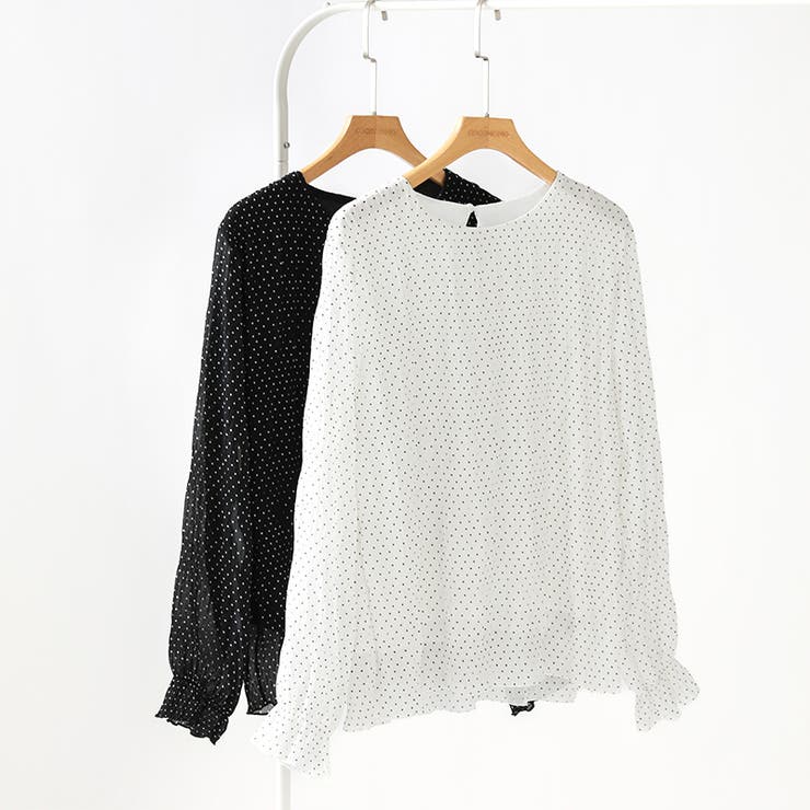 【2026SS新色登場】薄手風コーデが楽しめる シャーリングブラウス シアーブラ… | COCOMOMO | 詳細画像83 