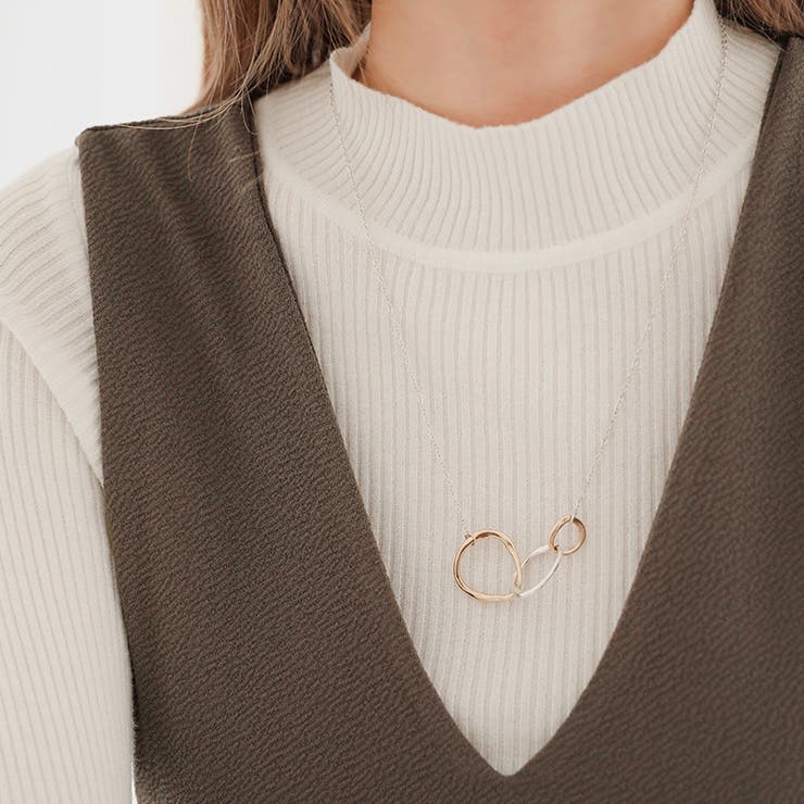 ジャンパースカート vネック ワンピース | COCOMOMO | 詳細画像5 