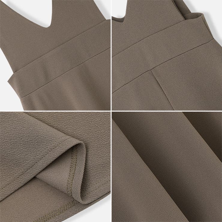 ジャンパースカート vネック ワンピース | COCOMOMO | 詳細画像15 