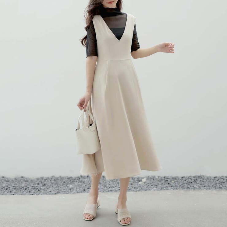 ジャンパースカート ワンピース ジャンスカワンピース | COCOMOMO | 詳細画像3 