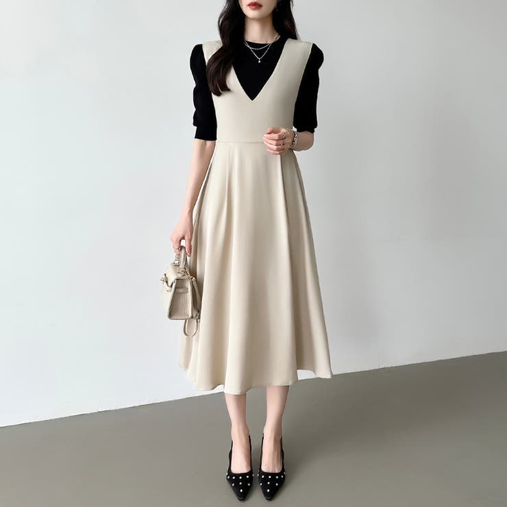 ジャンパースカート ワンピース ジャンスカワンピース | COCOMOMO | 詳細画像8 