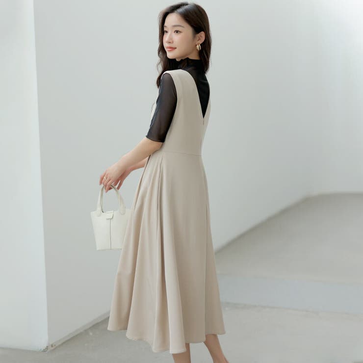 ジャンパースカート ワンピース ジャンスカワンピース | COCOMOMO | 詳細画像6 