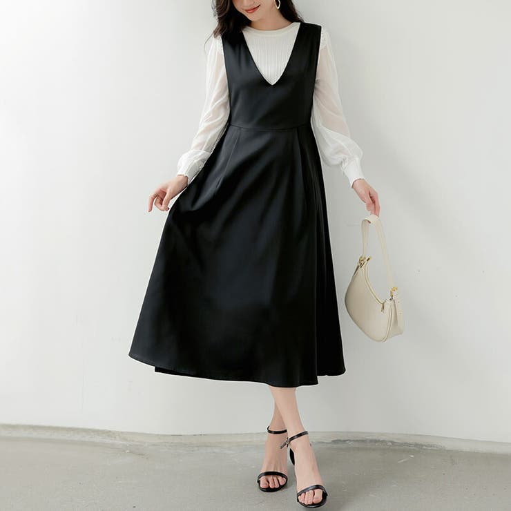 MiECa♡ワンピース＆ジャンスカ Amazon.co.jp: [ハニーズ] ワンピース ジャンパースカート