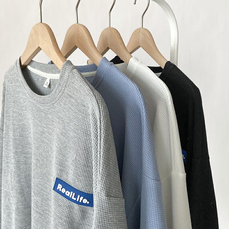 ワッフルロンt ロゴトレーナー オーバーサイズ | COCOMOMO | 詳細画像25 