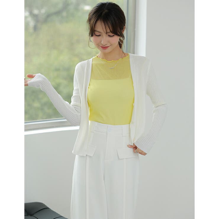 【選べる2タイプ 長袖タイプ新色登場】 シアートップス | COCOMOMO | 詳細画像25 