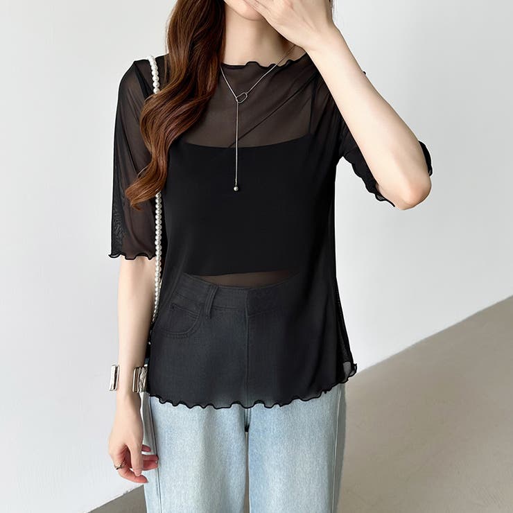 シアートップス シアーカットソー シアー | COCOMOMO | 詳細画像38 