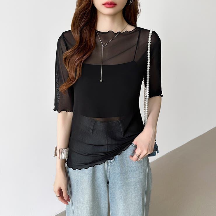 シアートップス シアーカットソー シアー | COCOMOMO | 詳細画像41 