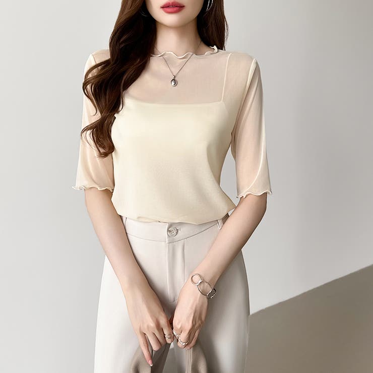 シアートップス シアーカットソー シアー | COCOMOMO | 詳細画像43 