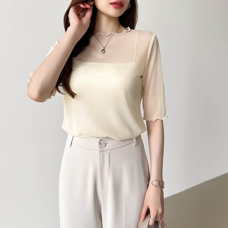 シアートップス シアーカットソー シアー | COCOMOMO | 詳細画像44 