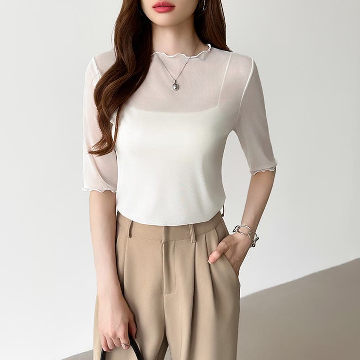 シアートップス シアーカットソー シアー | COCOMOMO | 詳細画像37 