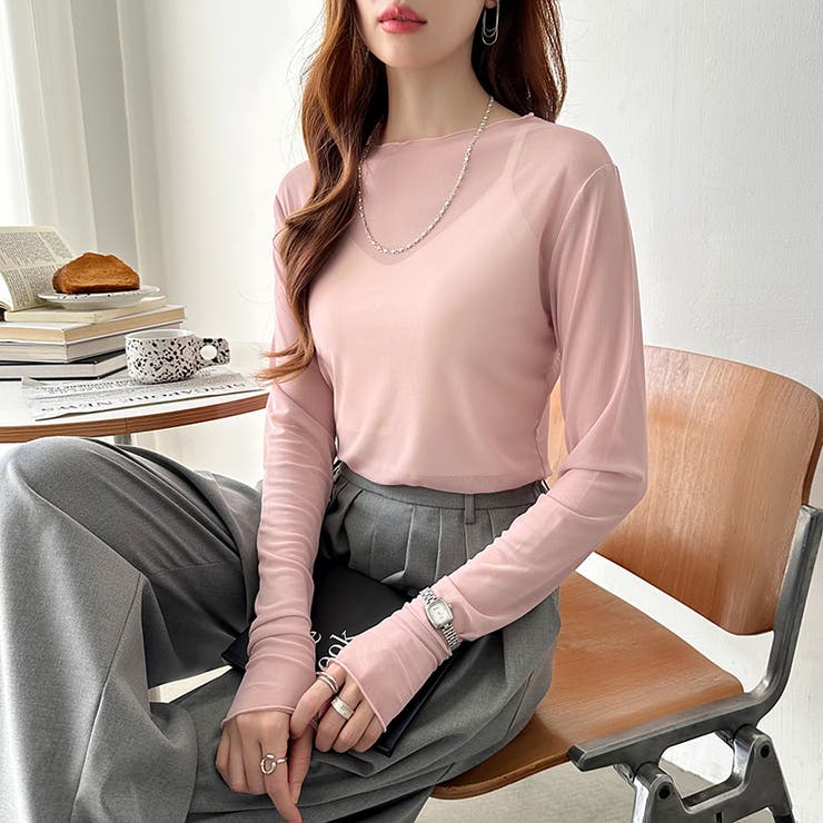 シアートップス シアーカットソー シアー | COCOMOMO | 詳細画像56 