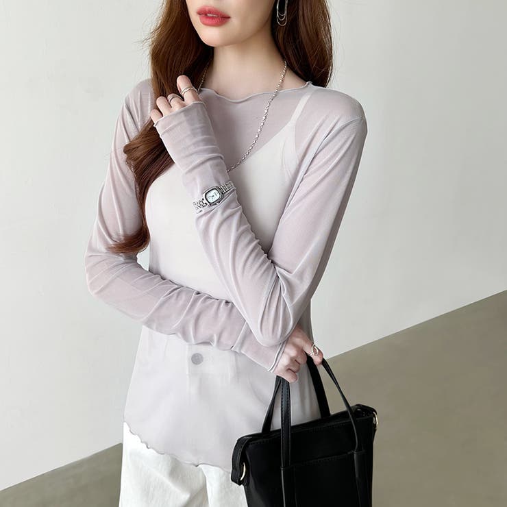 シアートップス シアーカットソー シアー | COCOMOMO | 詳細画像57 