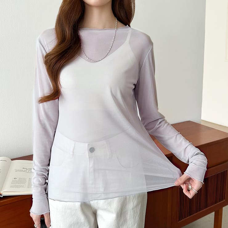 シアートップス シアーカットソー シアー | COCOMOMO | 詳細画像58 