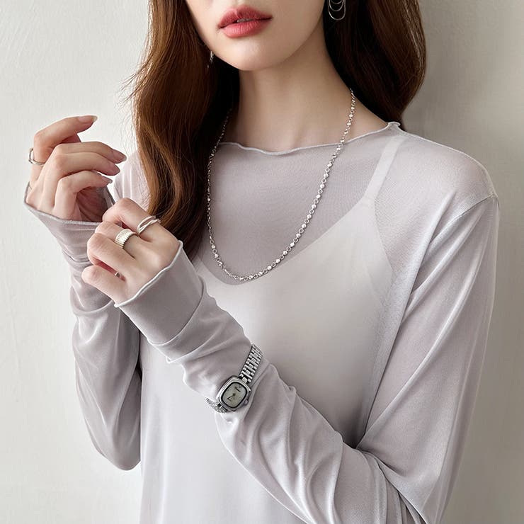 シアートップス シアーカットソー シアー | COCOMOMO | 詳細画像59 