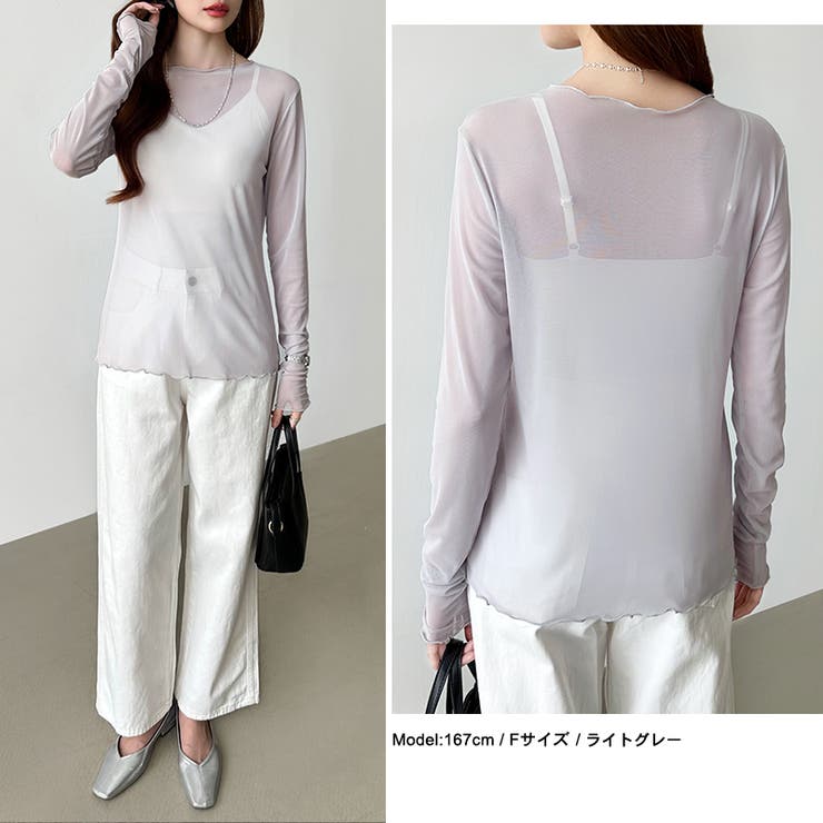 シアートップス シアーカットソー シアー | COCOMOMO | 詳細画像60 