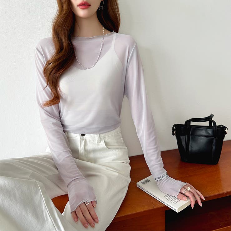 シアートップス シアーカットソー シアー | COCOMOMO | 詳細画像63 