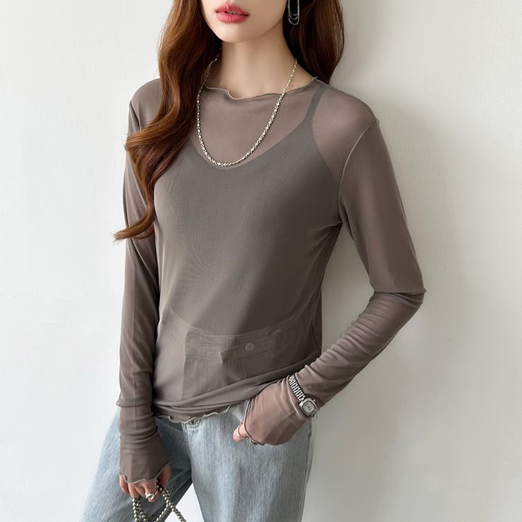 シアートップス シアーカットソー シアー | COCOMOMO | 詳細画像65 