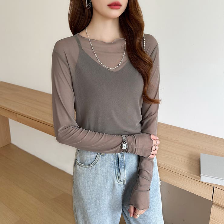 シアートップス シアーカットソー シアー | COCOMOMO | 詳細画像70 